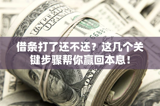 北京借条打了还不还？这几个关键步骤帮你赢回本息！