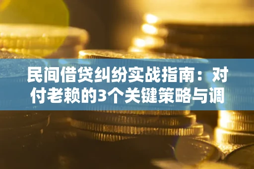 北京民间借贷纠纷实战指南：对付老赖的3个关键策略与调解盲区解析