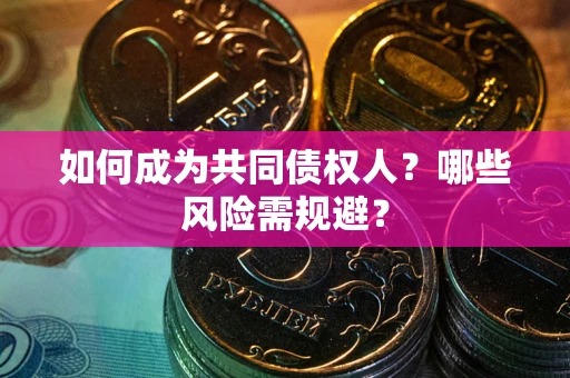 北京如何成为共同债权人？哪些风险需规避？