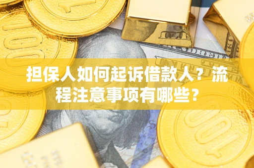 北京担保人如何起诉借款人？流程注意事项有哪些？